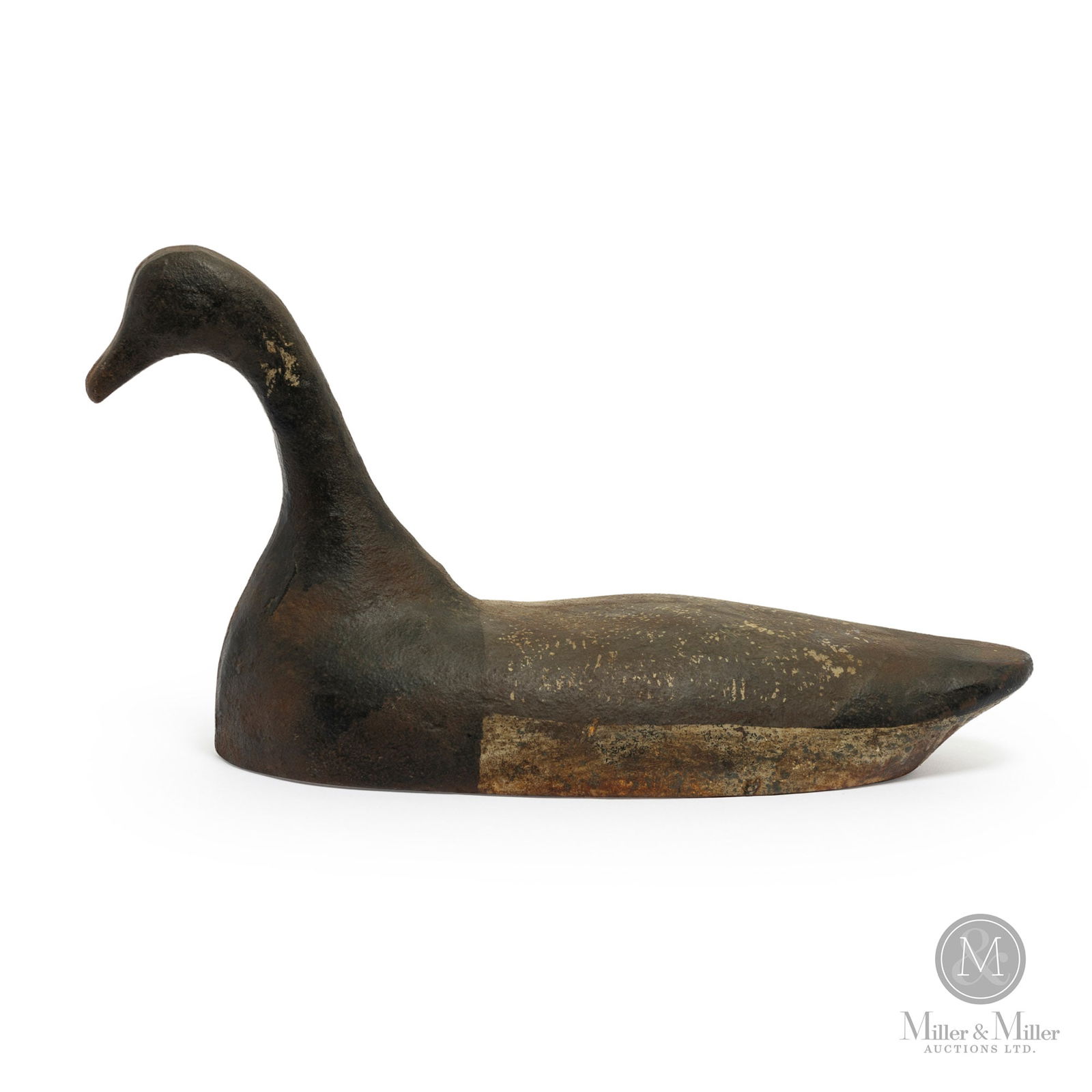 Swimming Cast Iron Brant Sink Box Decoy (1 of 9)