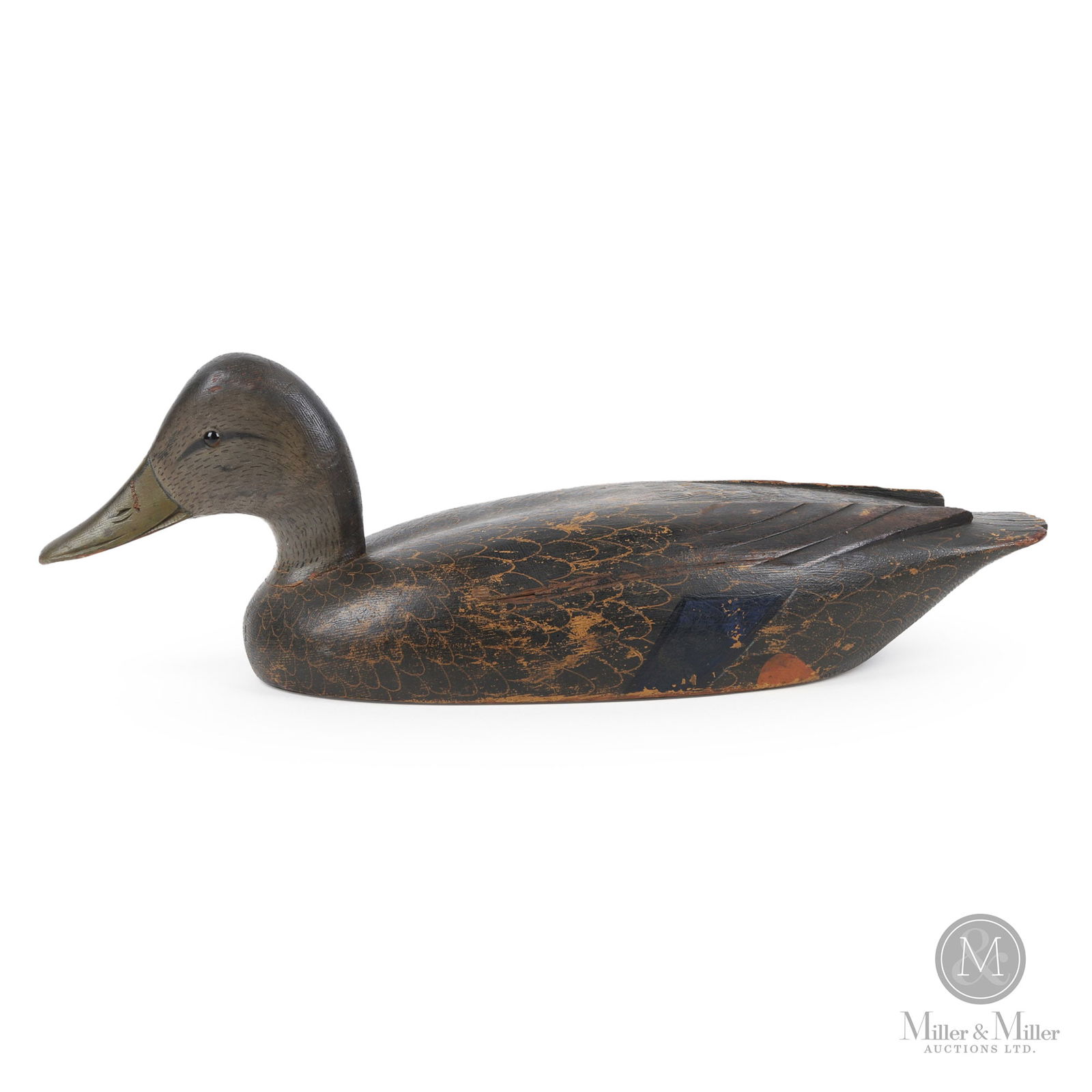 D.W. Nichol (1890-1977) Black Duck Decoy (1 of 9)