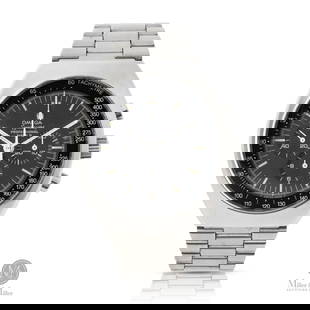 Omega, Ref. 145.014 Speedmaster Professional Mark II: Swiss. Stainless steel. The Omega Speedmaster is forever tied to space exploration and is one of the most iconic chronographs in watchmaking history. The Mark II was introduced in 1969. This