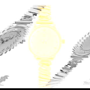 Omega, Ref. T910544 Automatic: Swiss. 14K gold filled. An Omega automatic bumper. These calibers, produced in the 1940s and 1950s, were celebrated for their robustness and marked Omega's commitment to advancing automatic