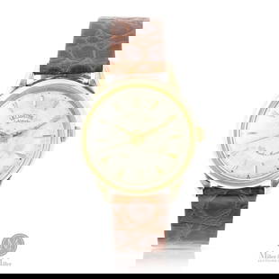 LeCoultre, Ref. 385-310 Master Marine: Swiss. Gold filled. The Master Marine line, introduced in 1952/1953, was positioned as a refined dress watch with sporting ability. Jaeger-LeCoultre's commitment to precision is embodied in the K410