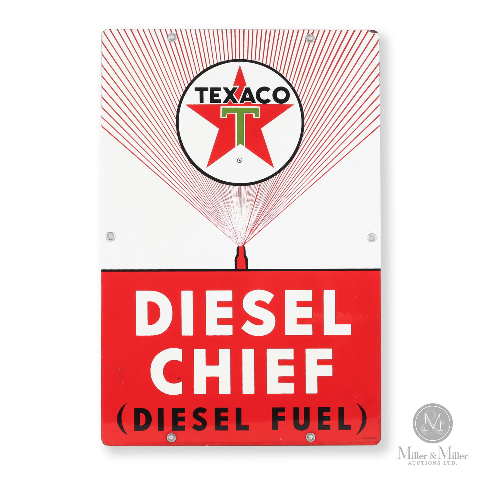Texaco Diesel Chief Fuel Pump Sign (1 of 6)