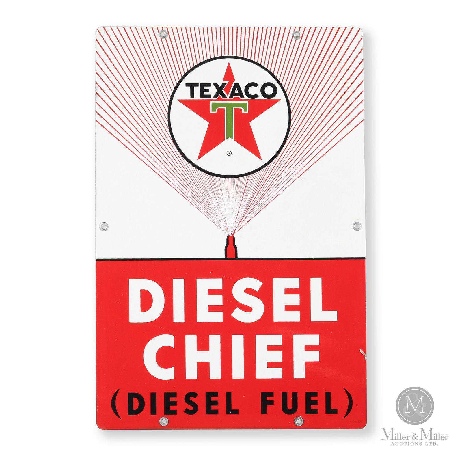 Texaco Diesel Chief Fuel Pump Sign (1 of 6)