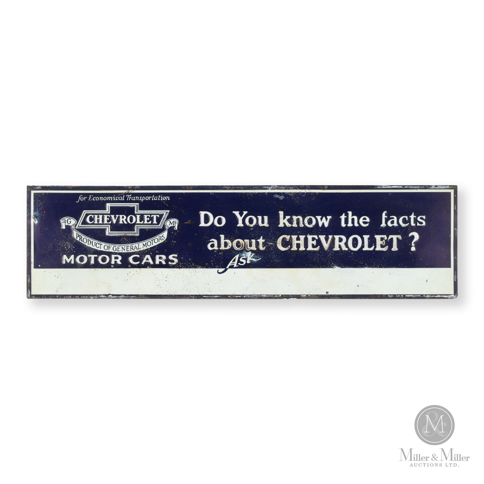 General Motors Chevrolet Motor Cars Sign (1 of 7)