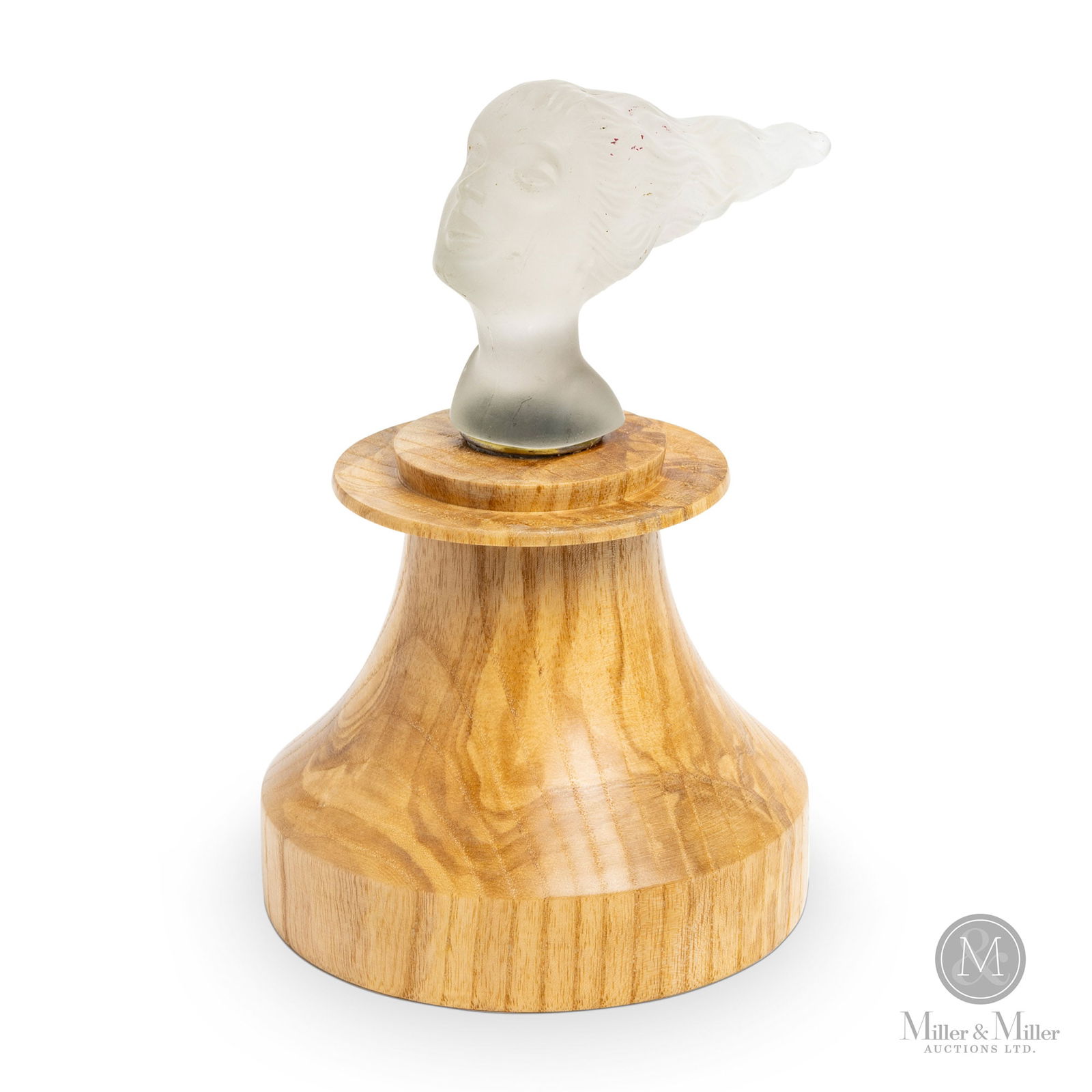 Corning Glass Goddess of Smoke Automobile Mascot (1 of 7)