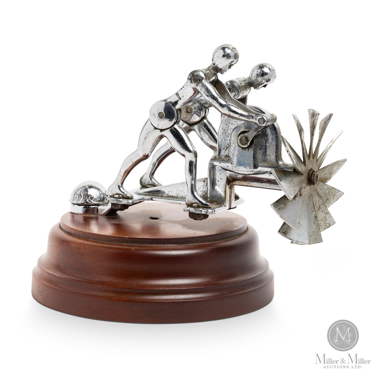 1931 "Liberty Twins" Automobile Mascot by Action Ornament Co. (1 of 7)