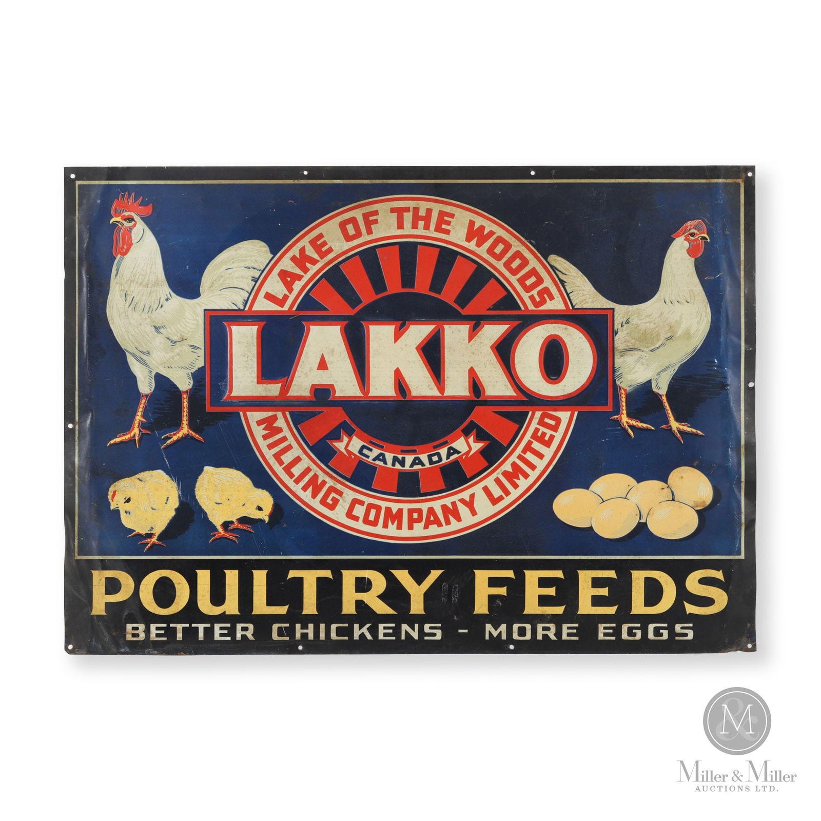 Lake of the Woods Milling Lakko Poultry Feeds Sign (1 of 6)