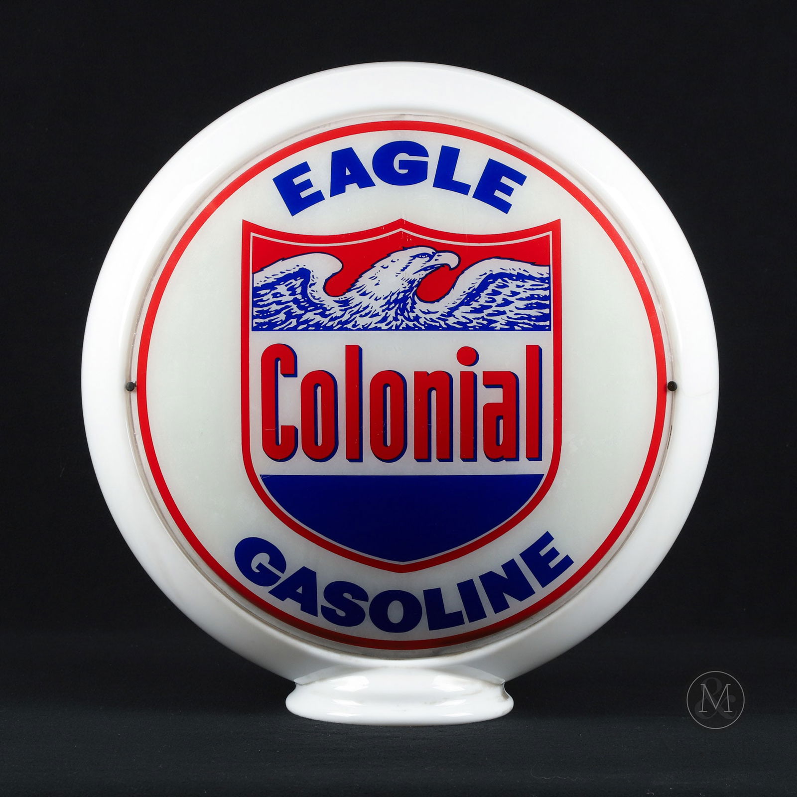 Eagle Colonial Milk Glass Gas Globe (1 of 9)