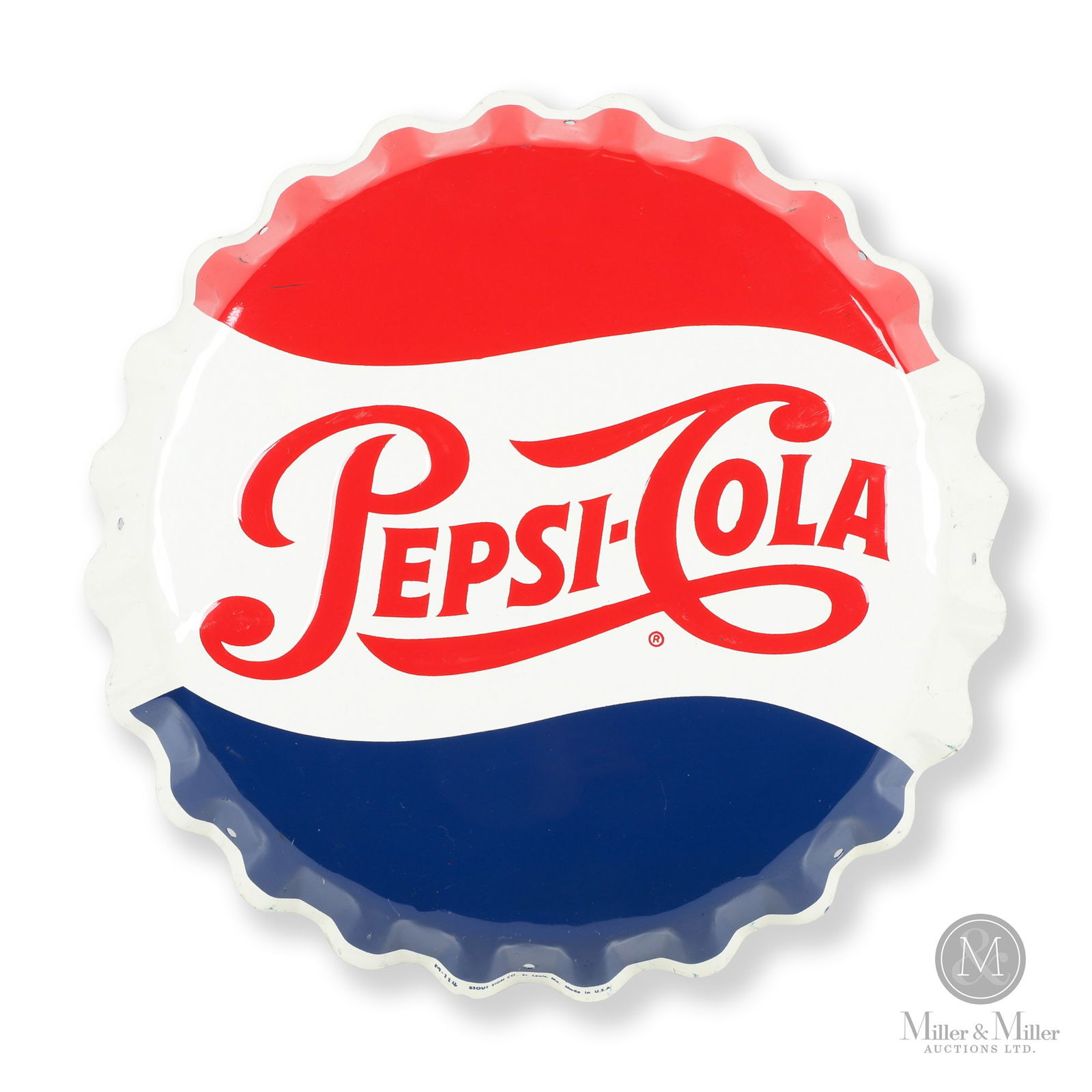 Pepsi-Cola "Bottle Cap" Sign (1 of 8)