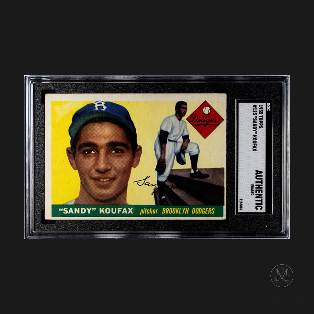 1955 Topps #123 Sandy Koufax (SGC A) (1 of 2)
