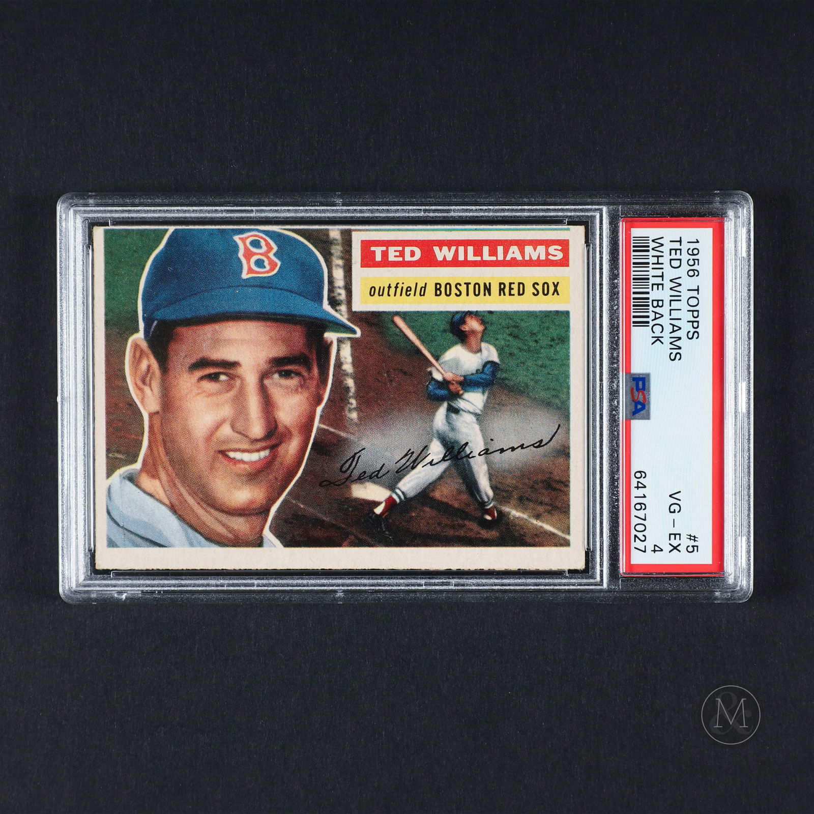 1956 Topps #5 Ted Williams (PSA 4 VG-EX) (1 of 2)