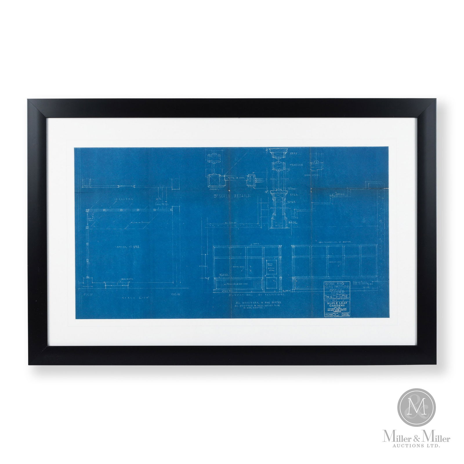 1931 Maple Leaf Gardens Blueprint (1 of 6)
