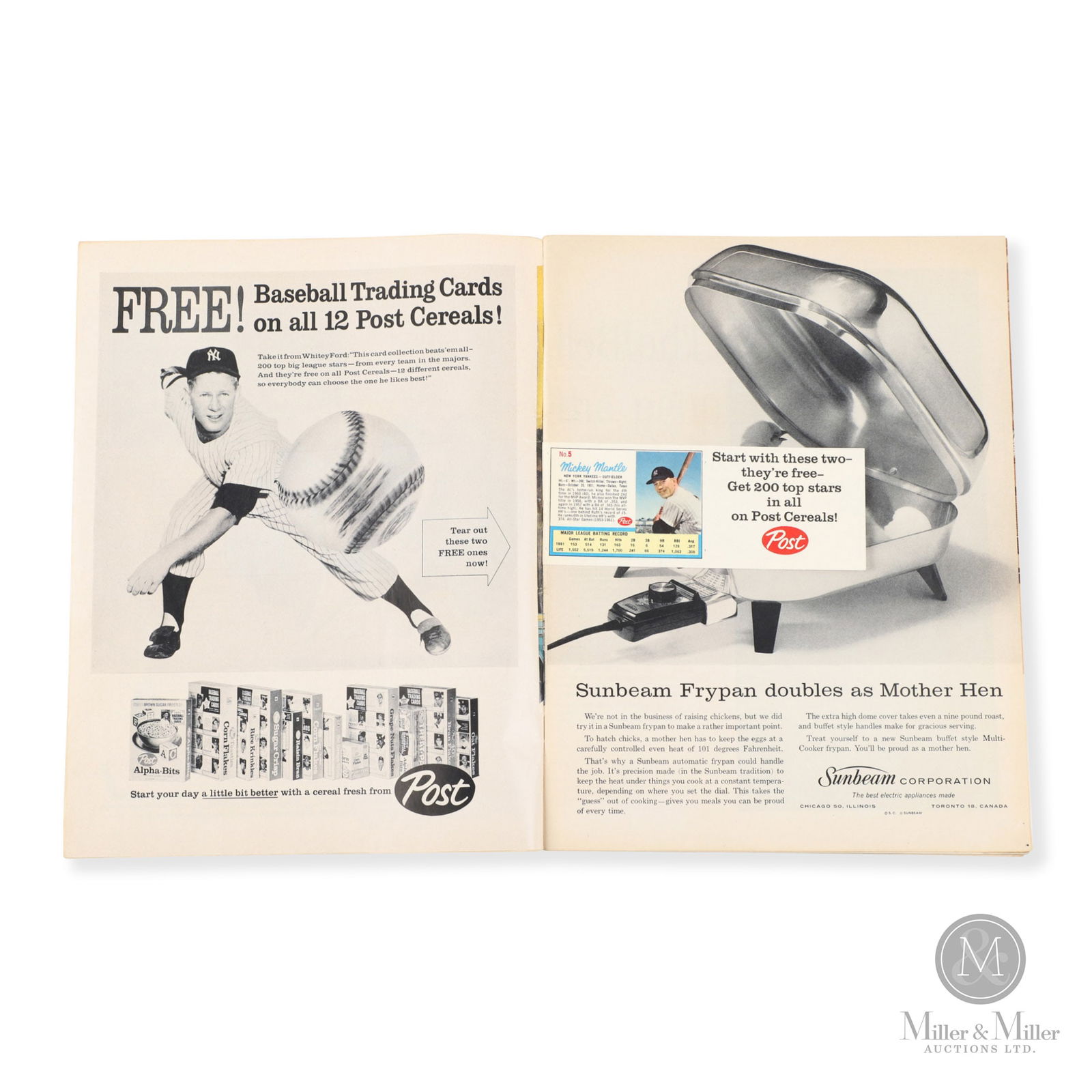 April 13, 1962 Life Magazine w/ Mantle & Maris Cards. (1 of 8)