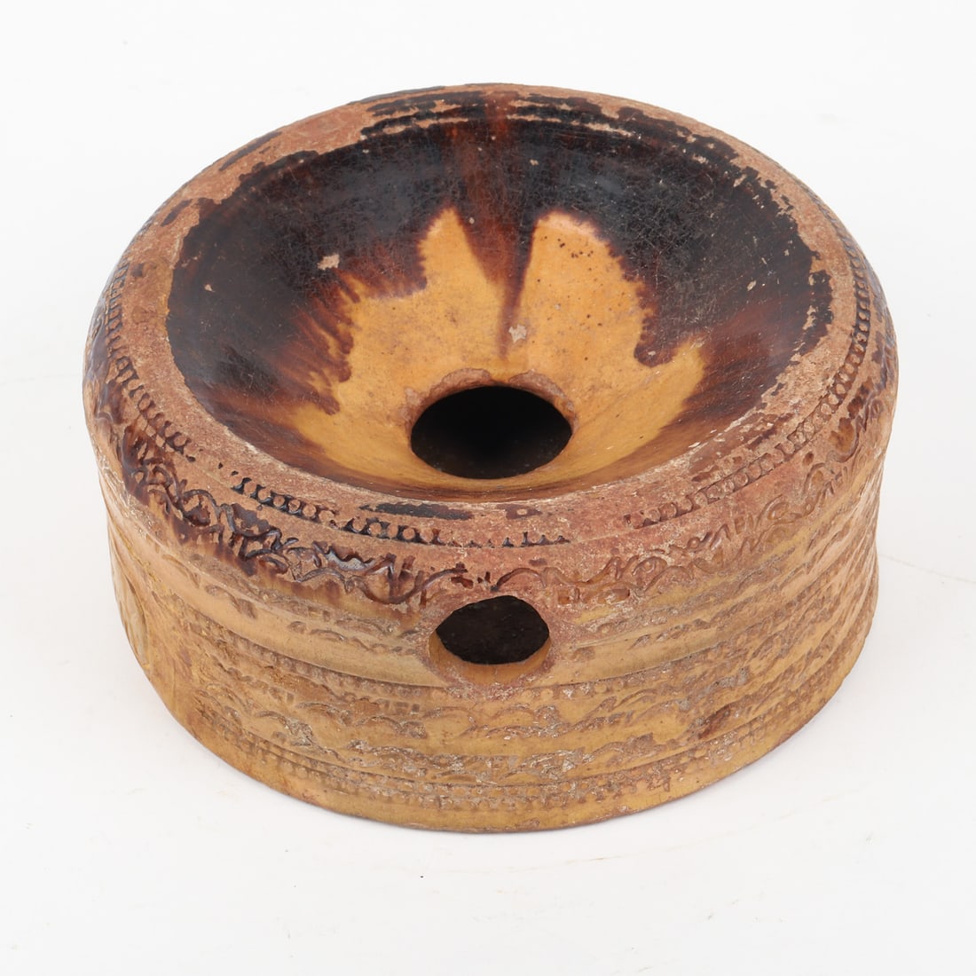 PEI Pottery Spittoon Pair - 3