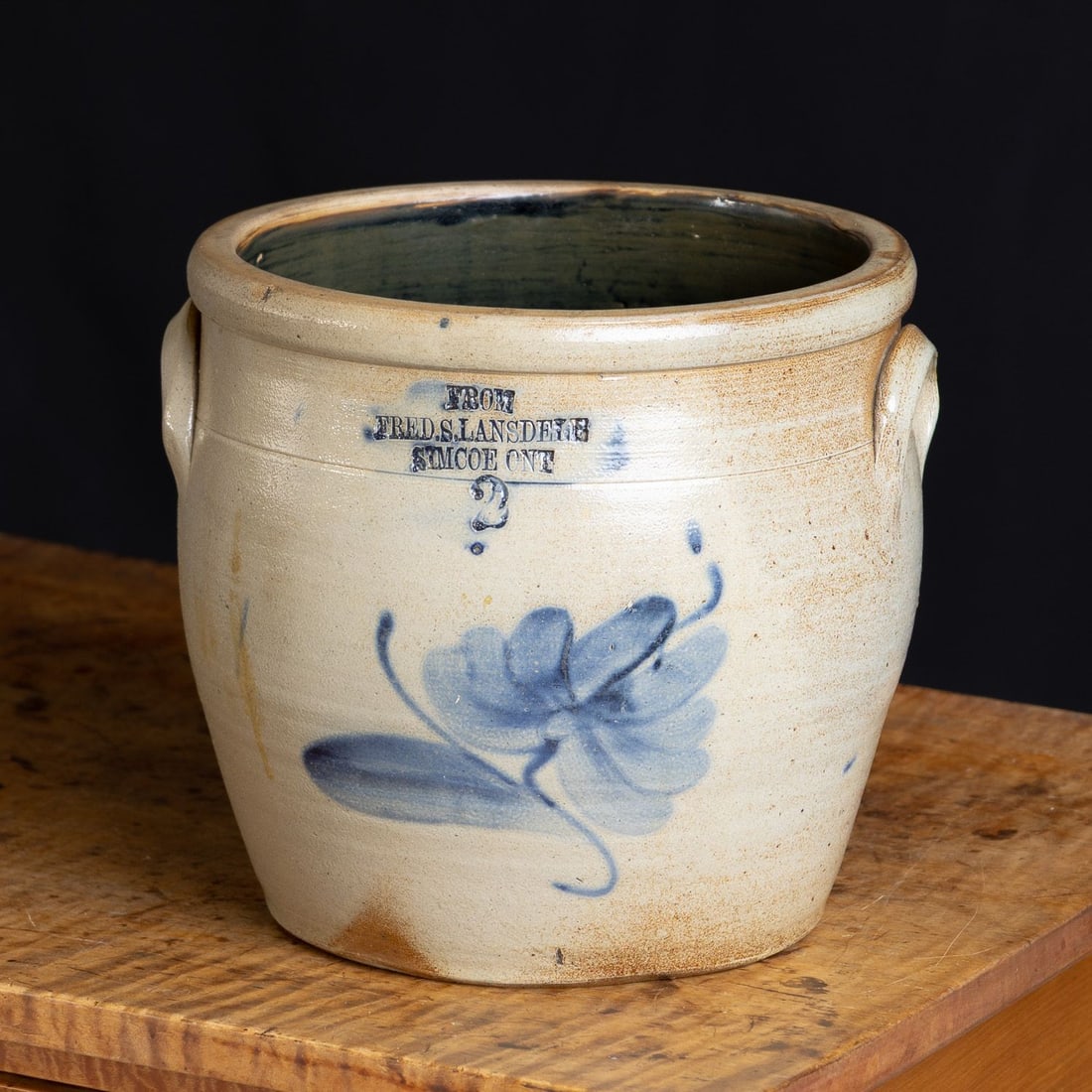 Lansdele, Simcoe 2 Gal Cream Crock - 2