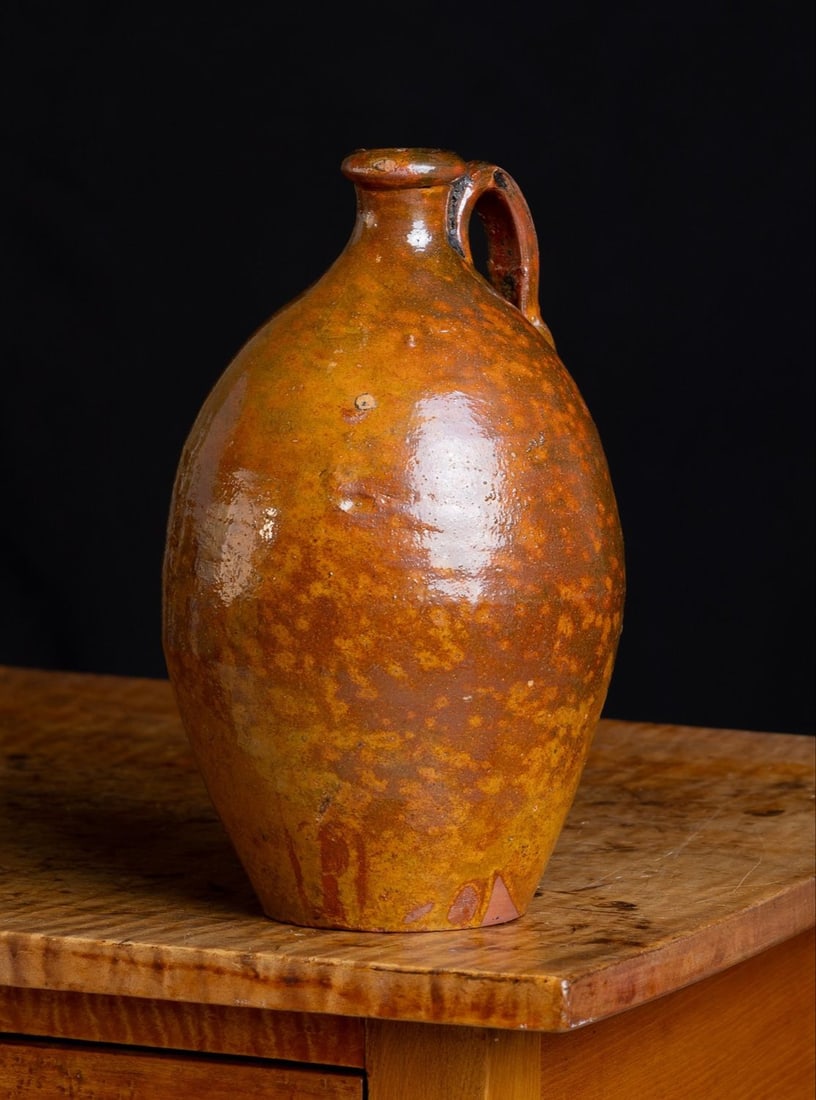 Early Quebec Earthenware Jug - 2