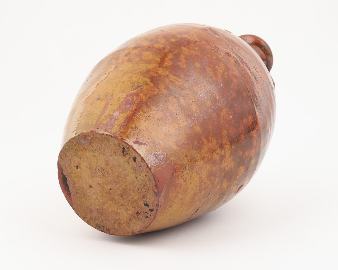 Early Quebec Earthenware Jug - 9