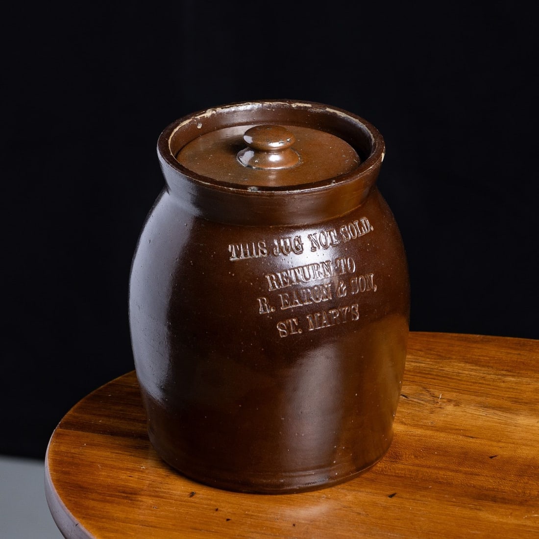 Eaton & Son, St. Marys 1/4 Gal Tea Crock - 2