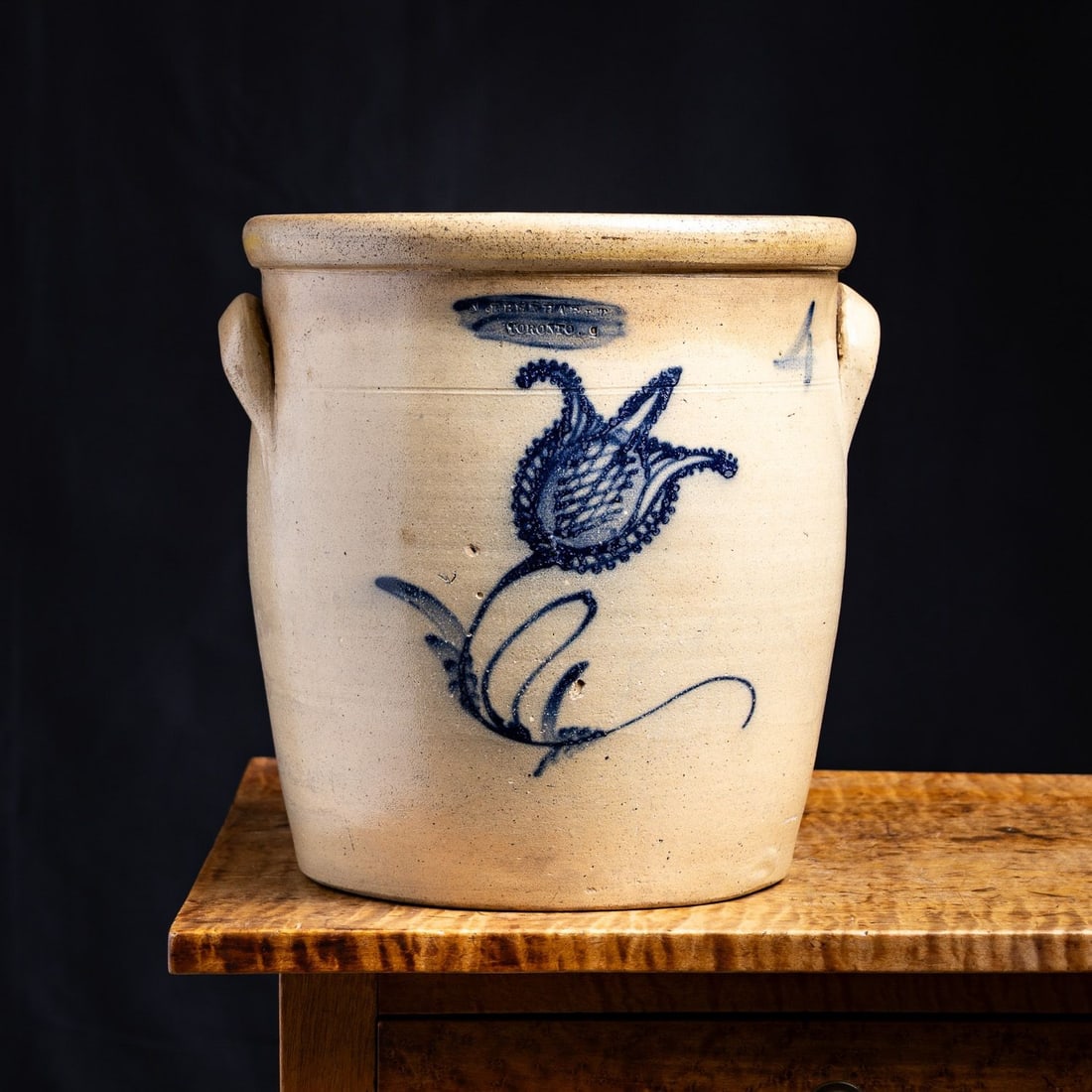 Eberhardt, Toronto 4 Gal Cream Crock - 2