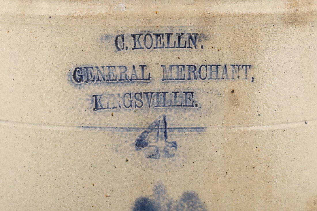 Koelln, Kingsville 4 Gal Butter Crock - 3