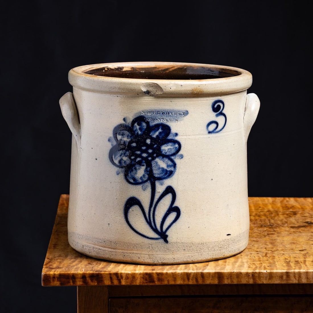 Eberhardt, Toronto CW 3 Gal Butter Crock - 2