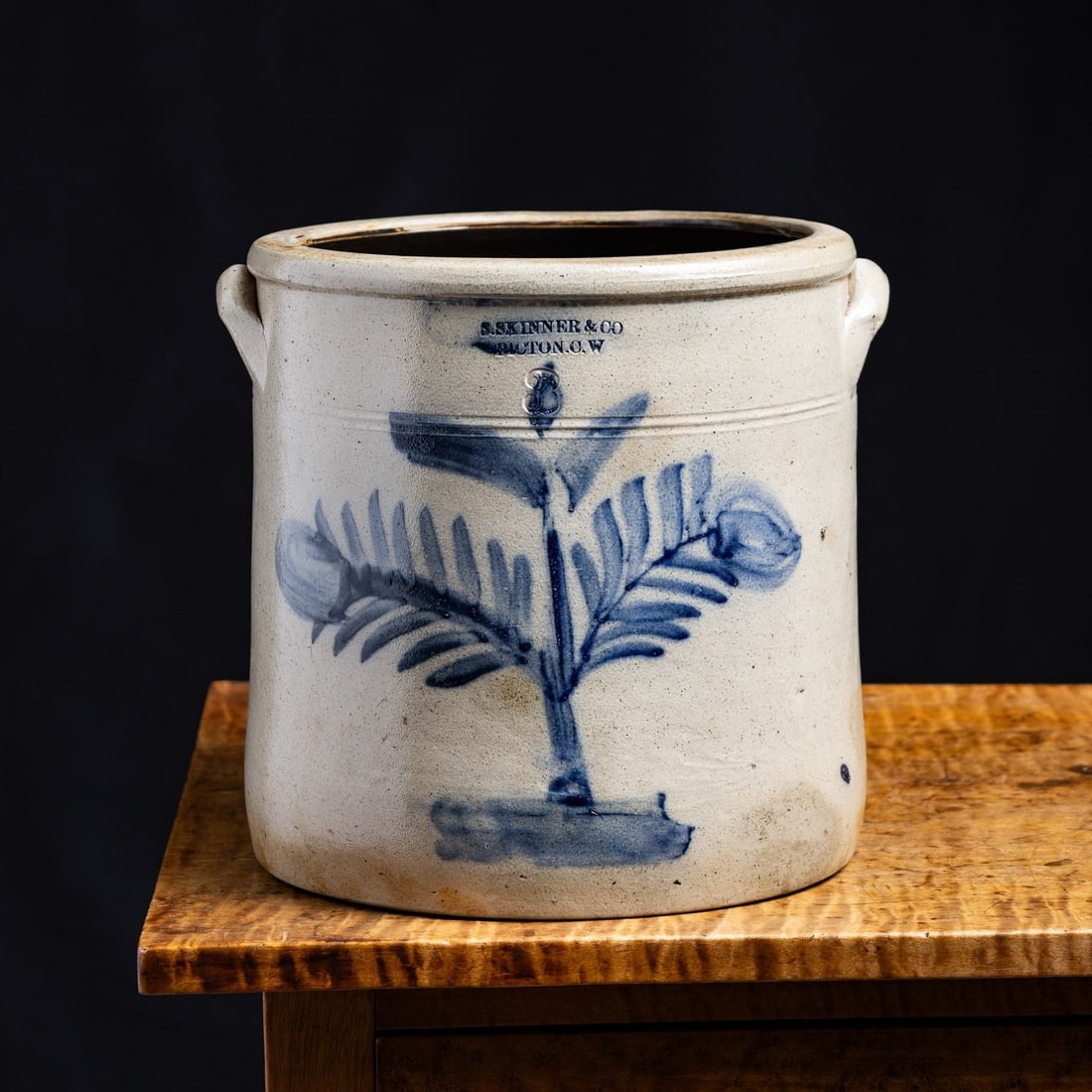 Skinner & Co., Picton CW 3 Gal Butter Crock - 2