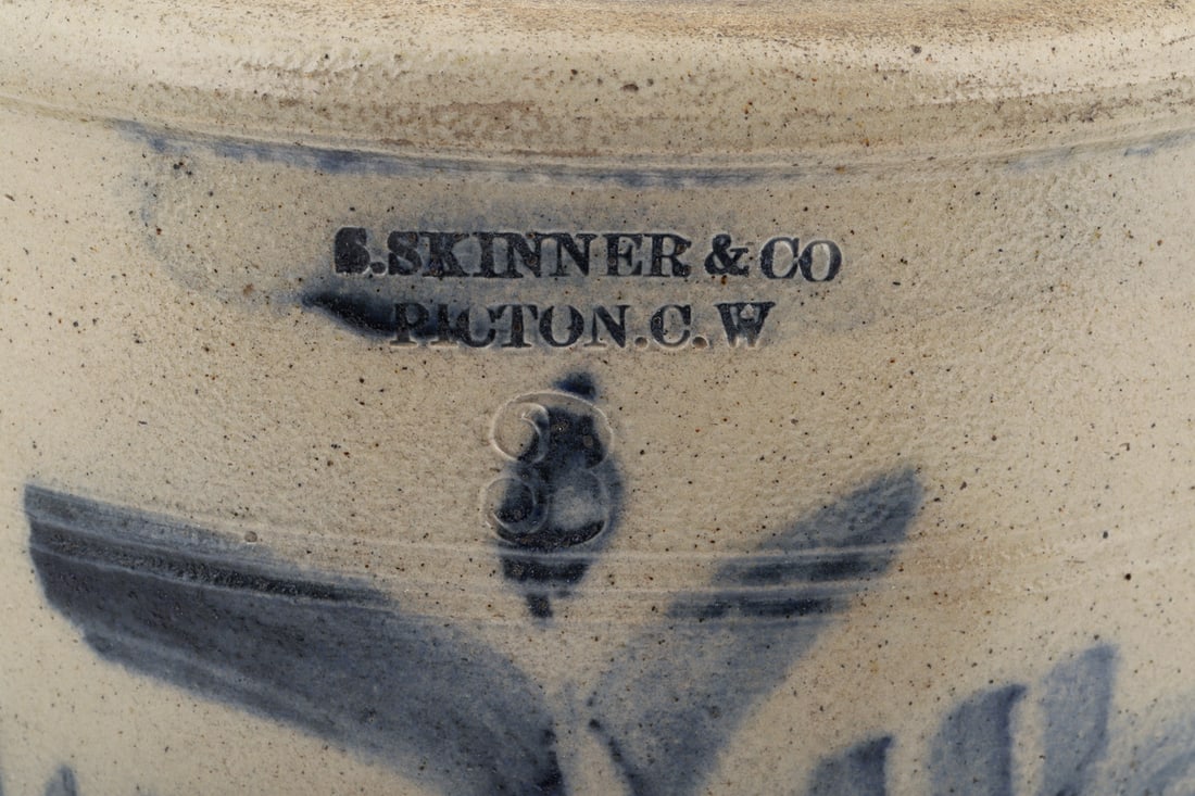Skinner & Co., Picton CW 3 Gal Butter Crock - 3