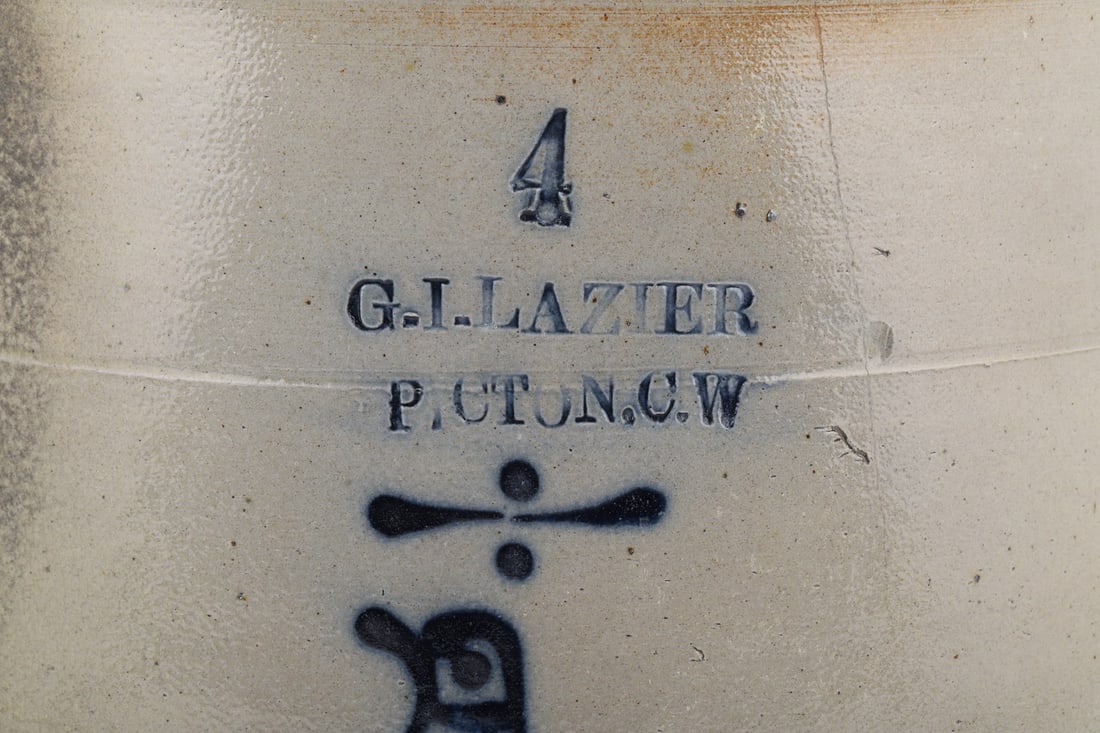 Lazier, Picton CW 4 Gal Butter Crock - 3