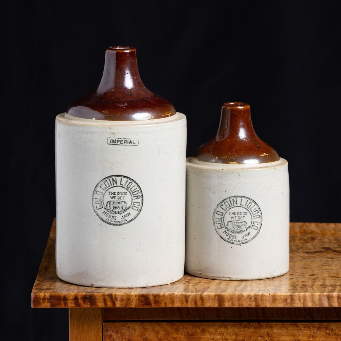 Gold Coin Liquor Co., Moose Jaw Pair - 2