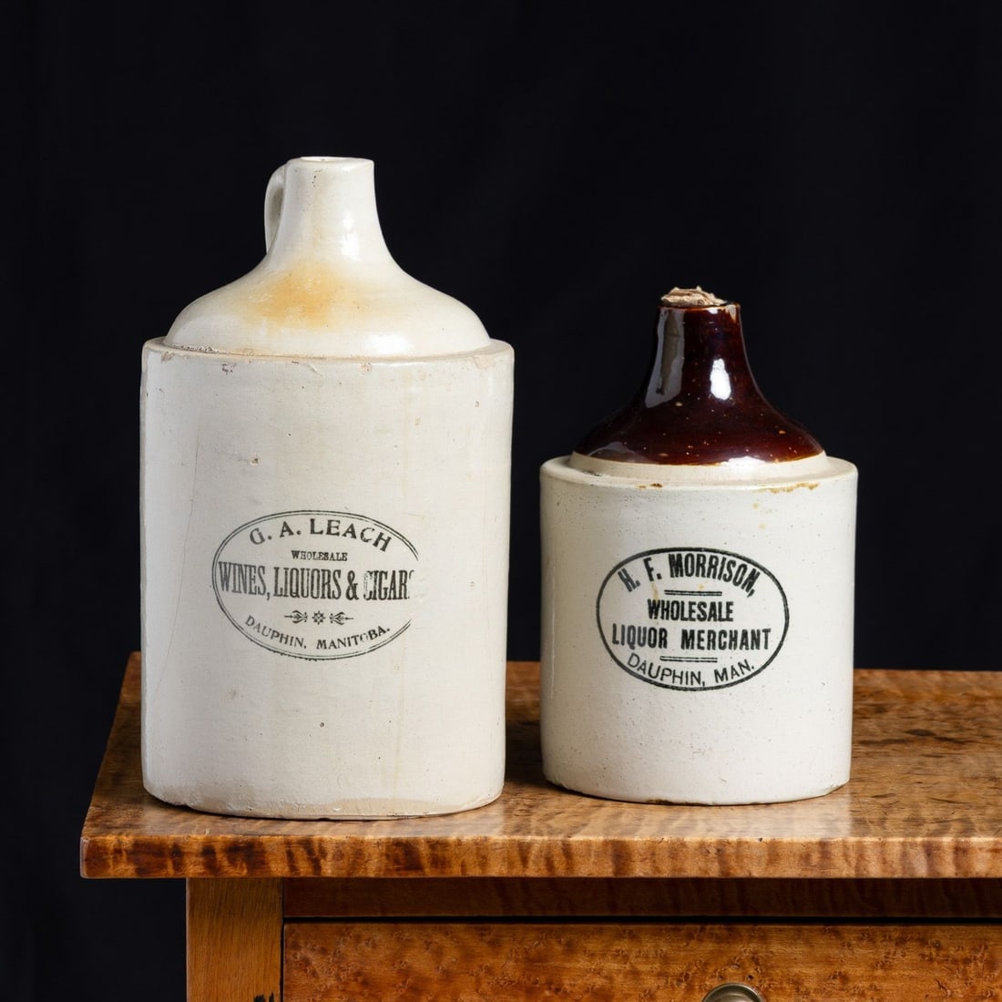 Pair of Dauphin Manitoba Crocks - 2