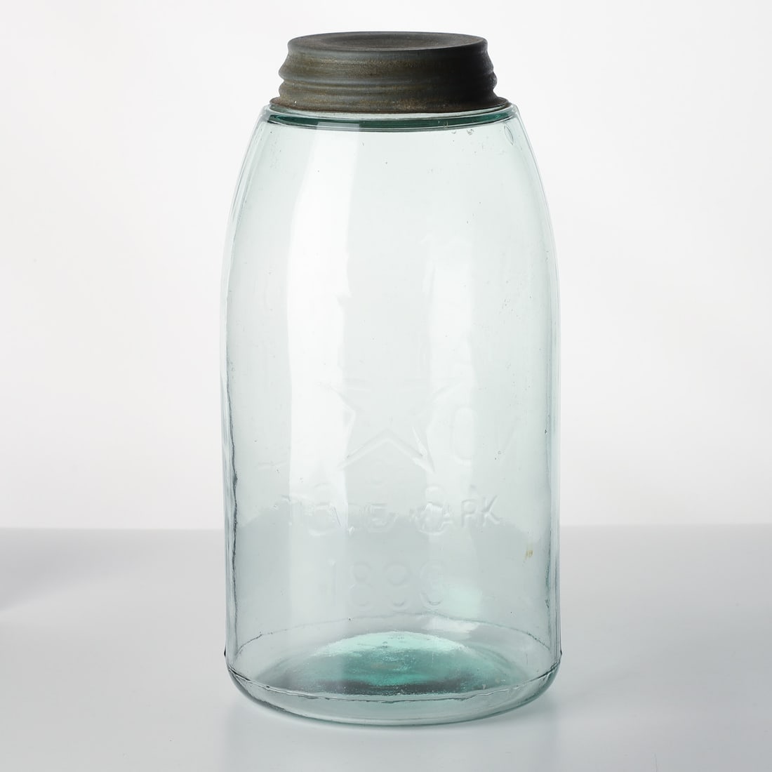 ACME 1893 Star Mason 1/2 Gal Fruit Jar - 5