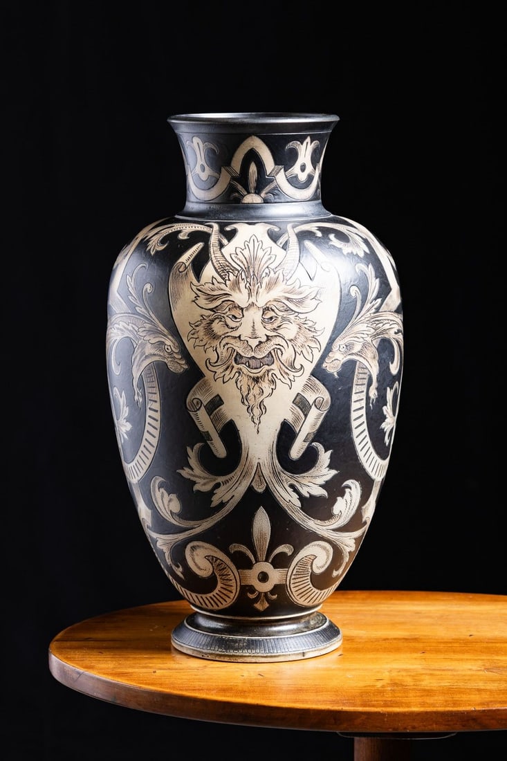 Martin Brothers Gothic Vase - 2