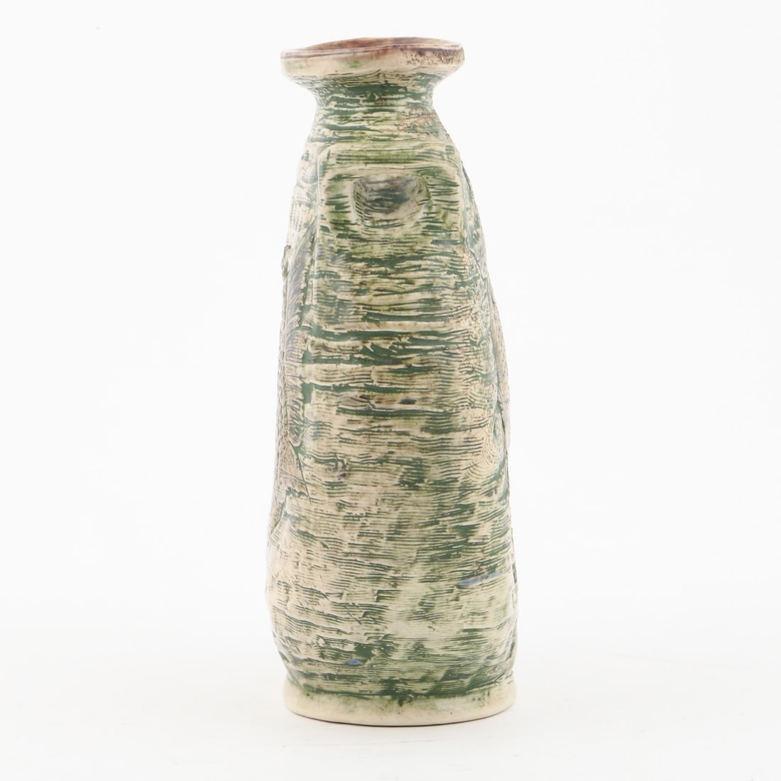 Martin Brothers Handled Fish Vase - 4
