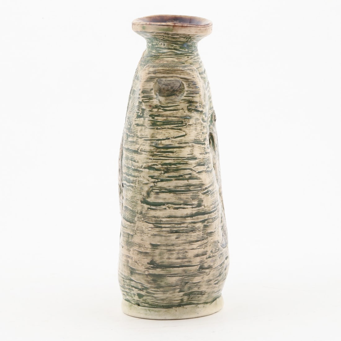 Martin Brothers Handled Fish Vase - 5