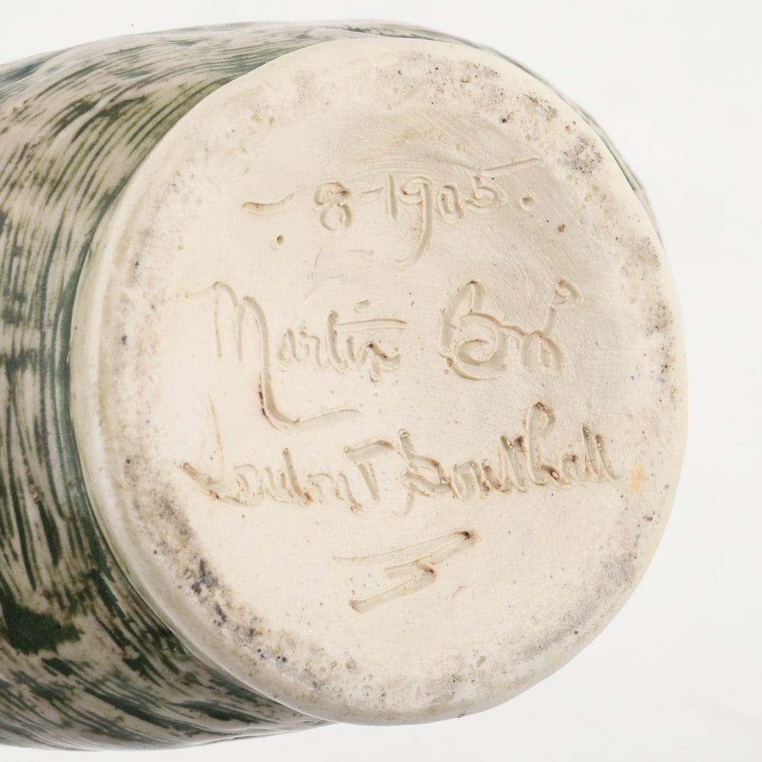 Martin Brothers Handled Fish Vase - 8