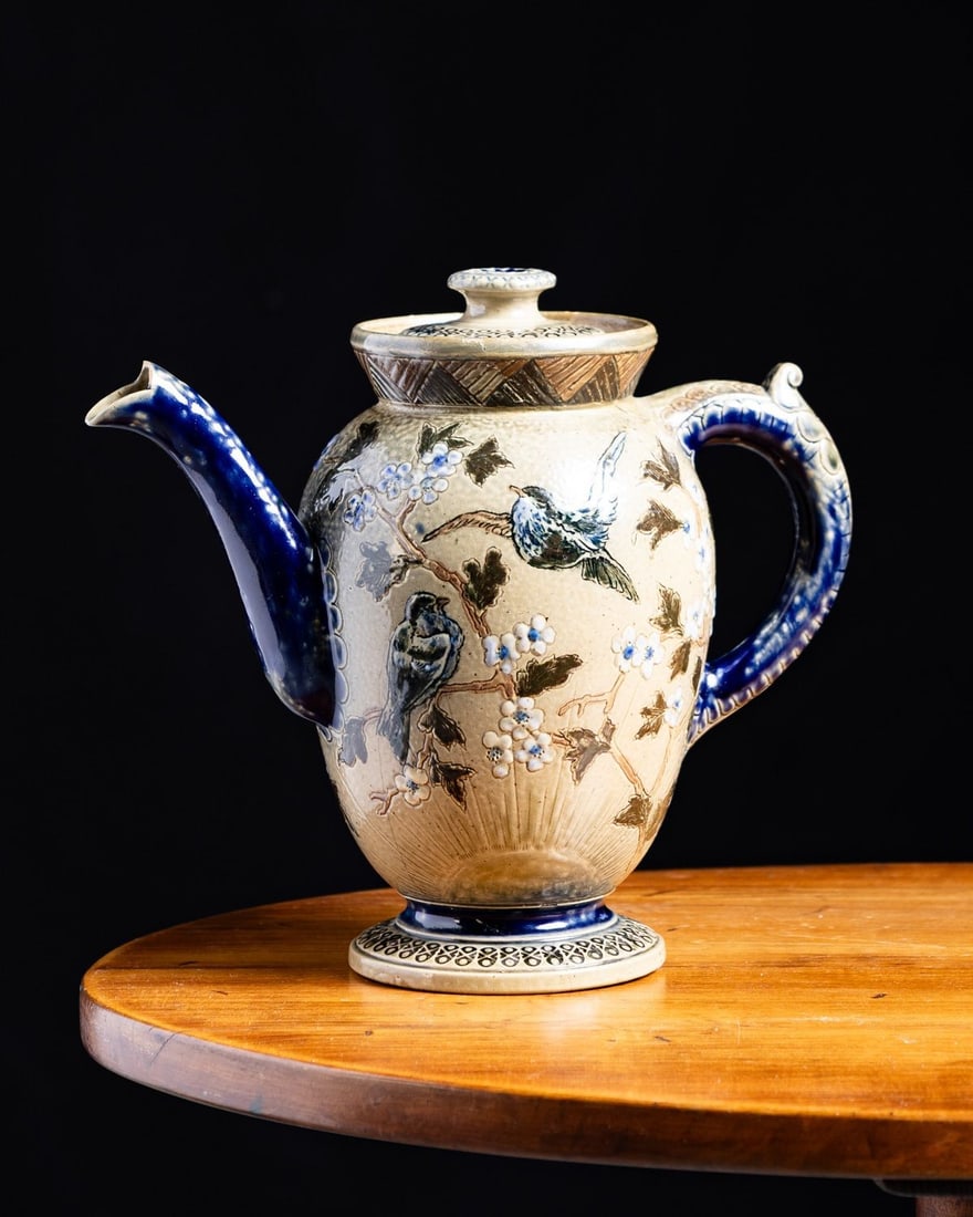 Martin Brothers Birds Tea Pot - 2