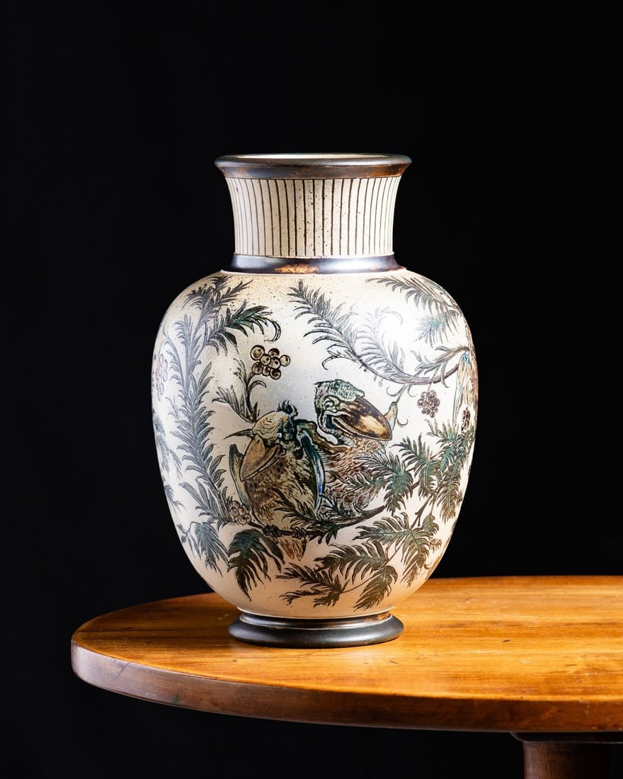 Martin Brothers "Wally Bird" Vase - 2