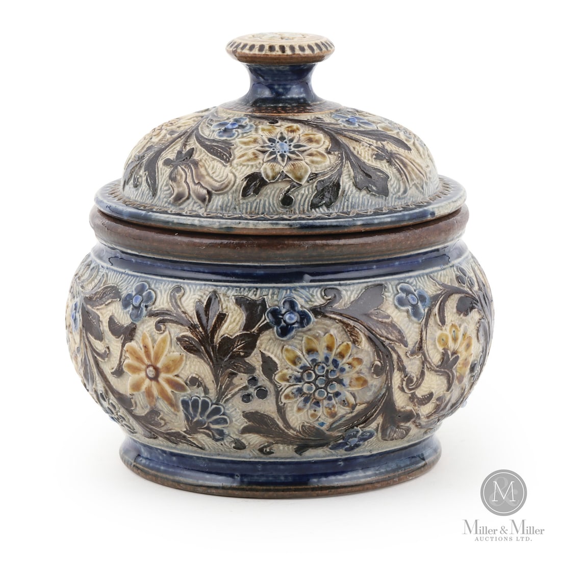 Martin Brothers Floral Covered Jar (1 of 10)