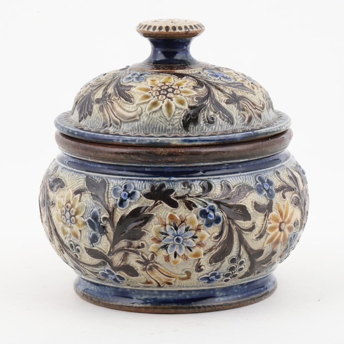 Martin Brothers Floral Covered Jar - 5