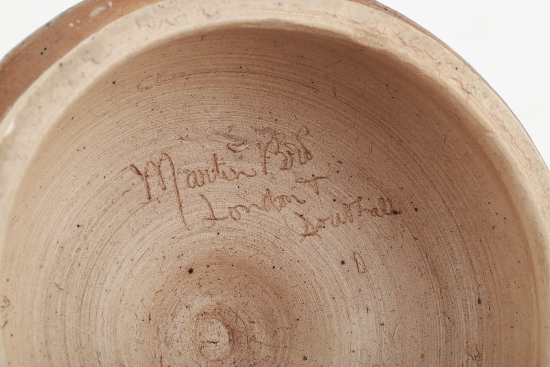 Martin Brothers Floral Covered Jar - 9