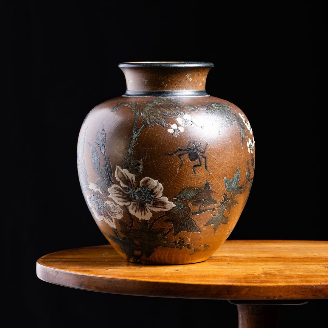 Martin Brothers Spider Vase - 2