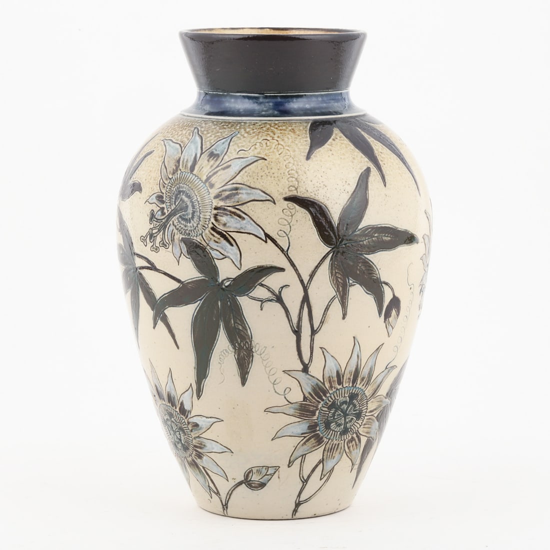 Martin Brothers Floral Vase - 4