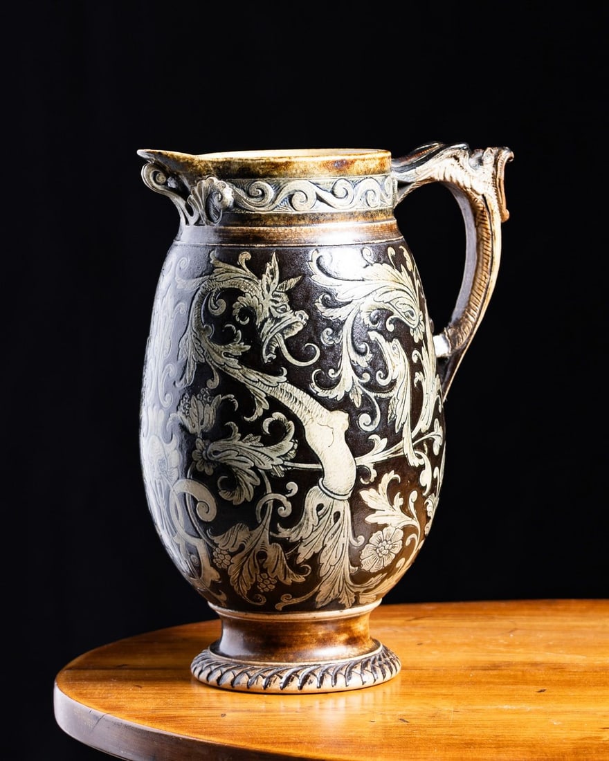 Martin Brothers Gothic Pitcher - 2