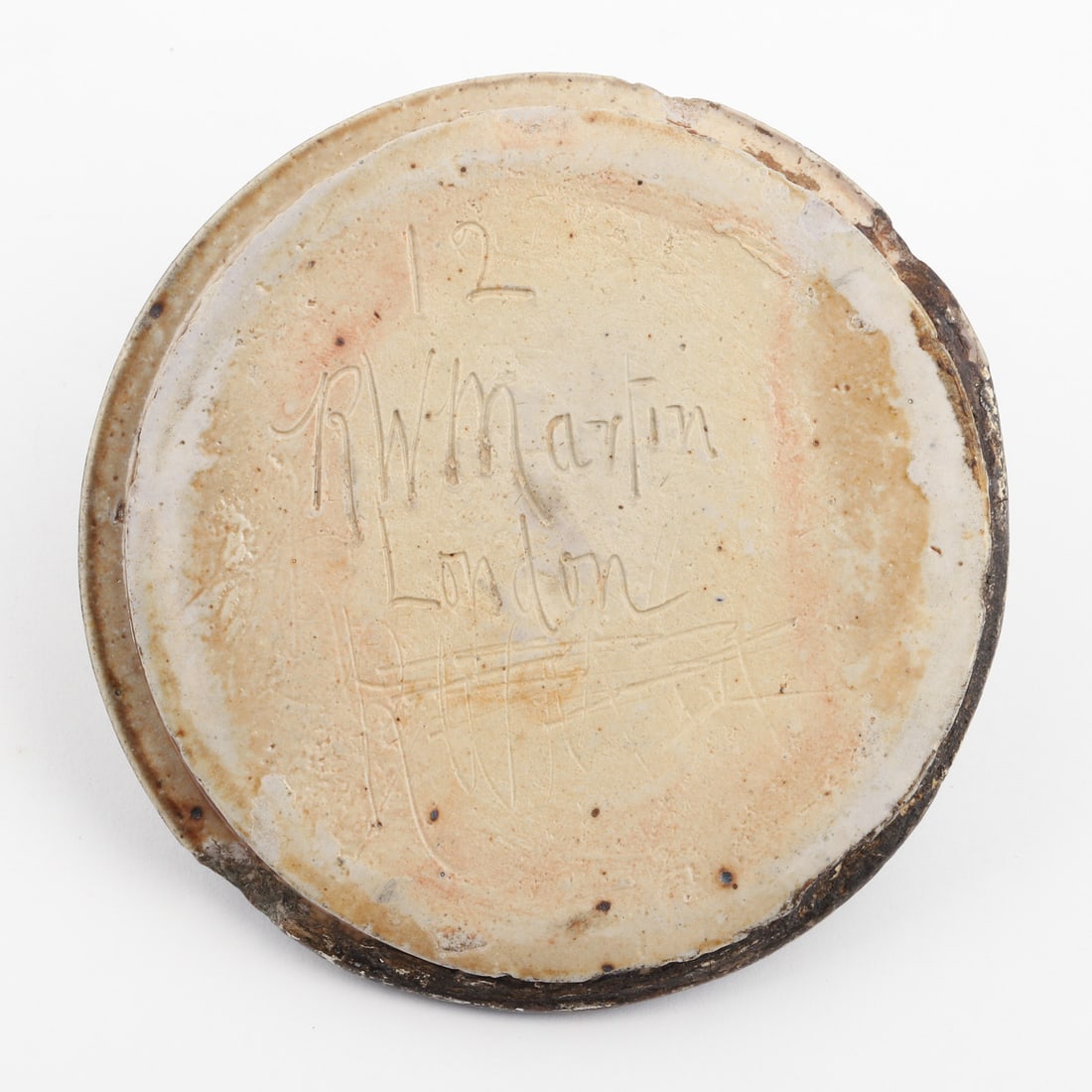 Martin Brothers Ducks Covered Jar - 10