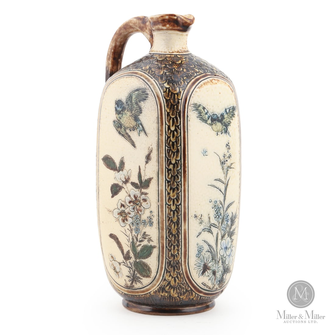 Martin Brothers Birds and Flowers Ewer (1 of 9)