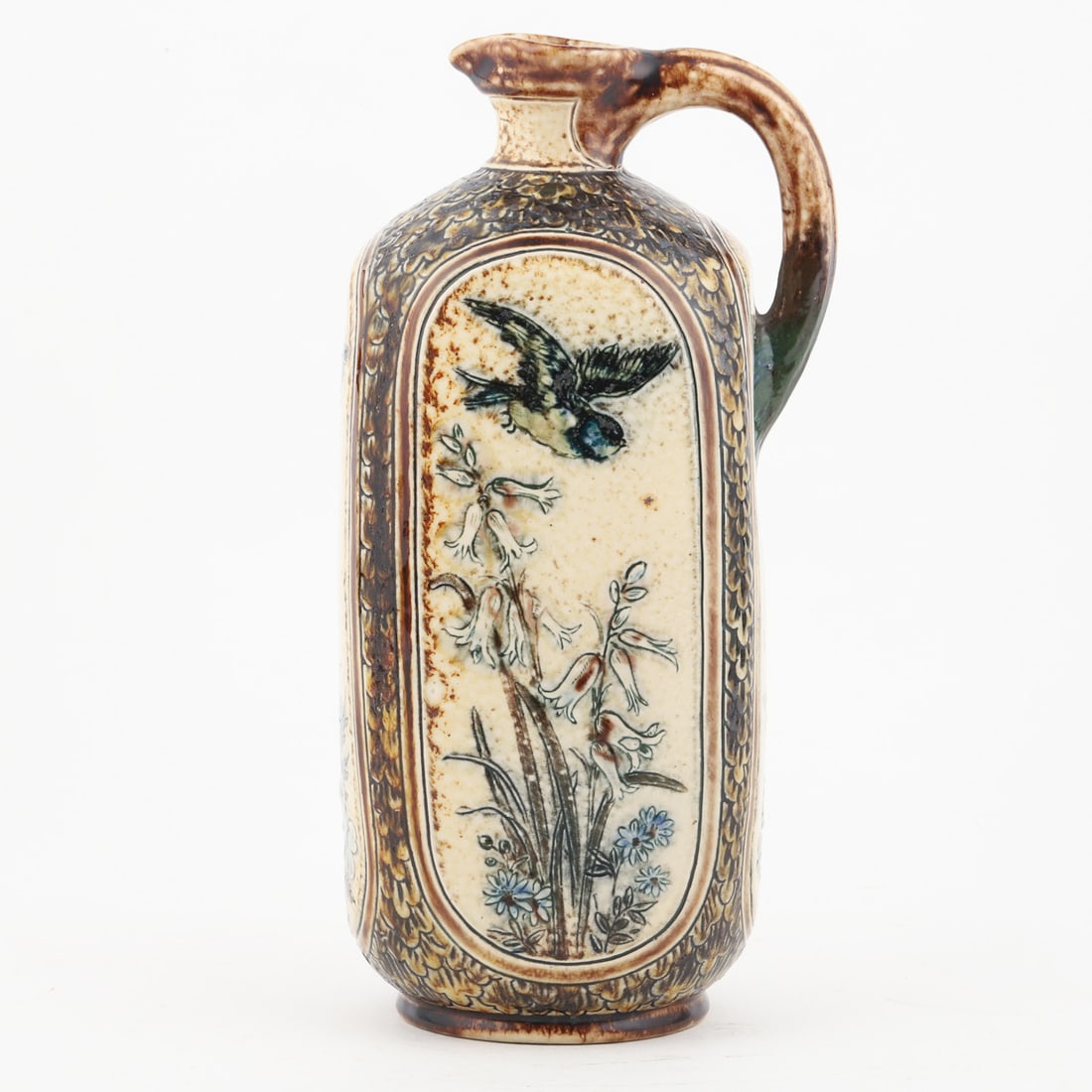 Martin Brothers Birds and Flowers Ewer - 5
