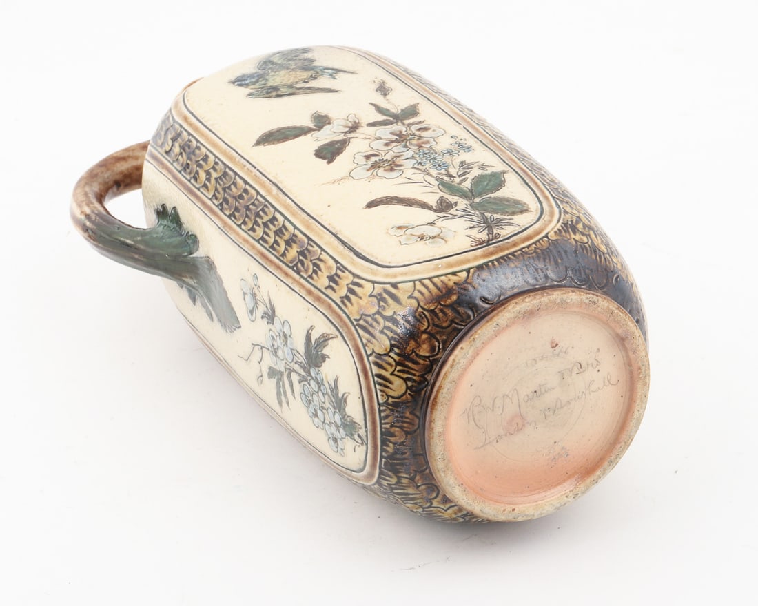 Martin Brothers Birds and Flowers Ewer - 8