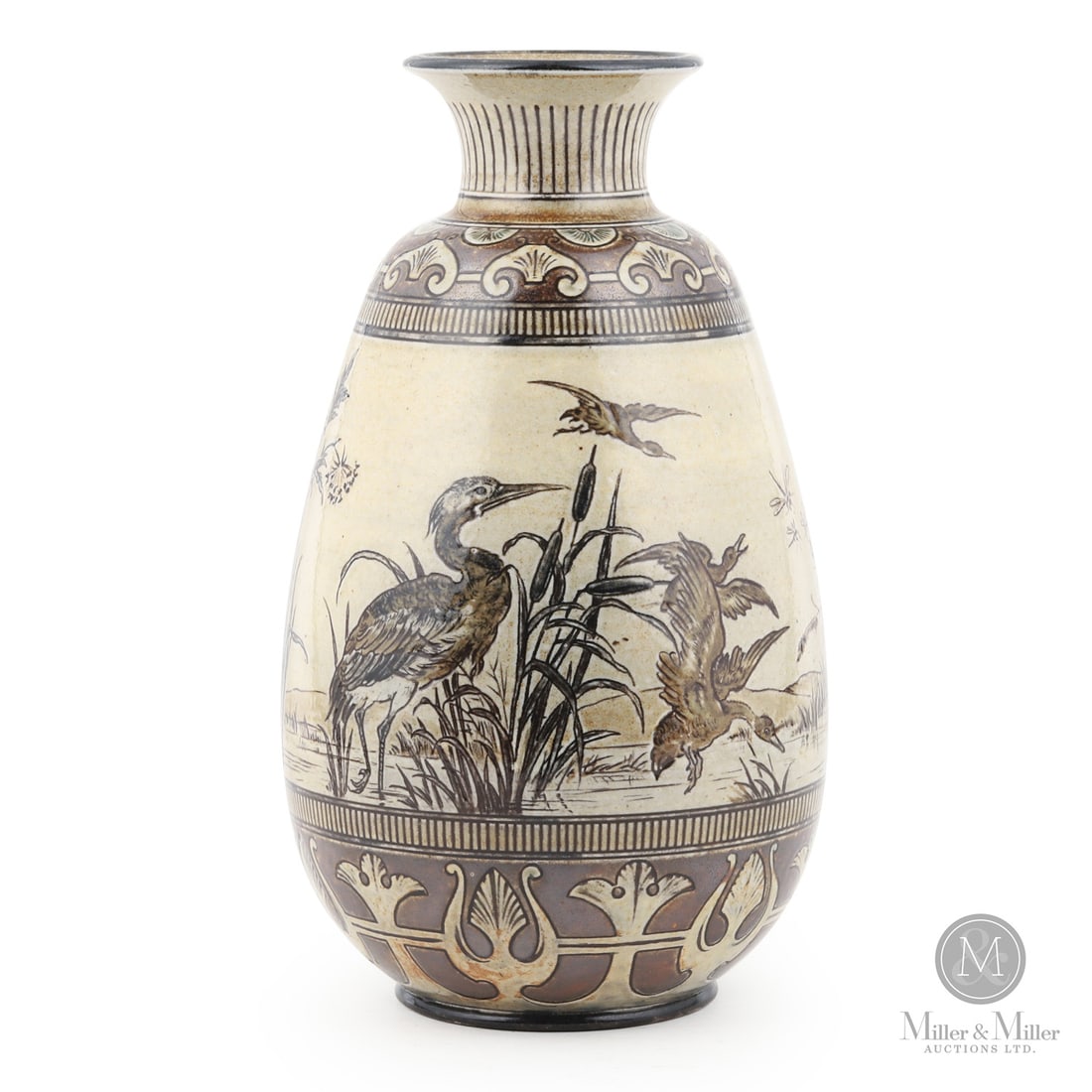 Martin Brothers Waterfowl Vase (1 of 8)