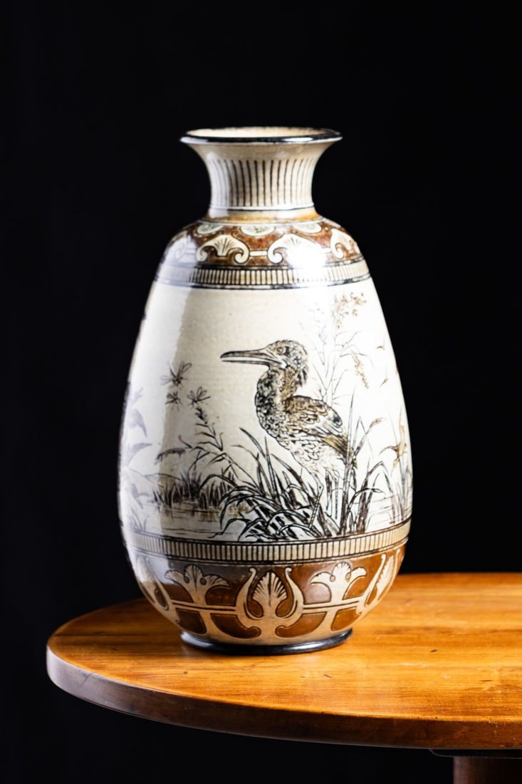 Martin Brothers Waterfowl Vase - 2