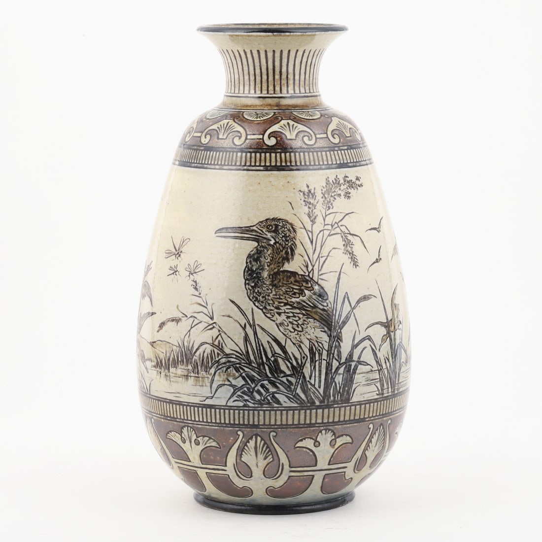Martin Brothers Waterfowl Vase - 3